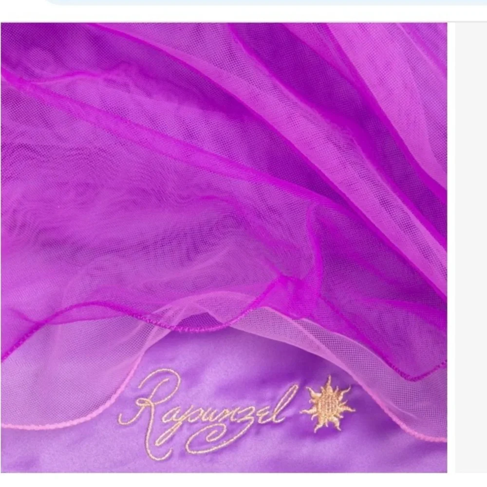 Disney Girls Purple Rapunzel Princess Dress Halloween Costume - Picture 9 of 9